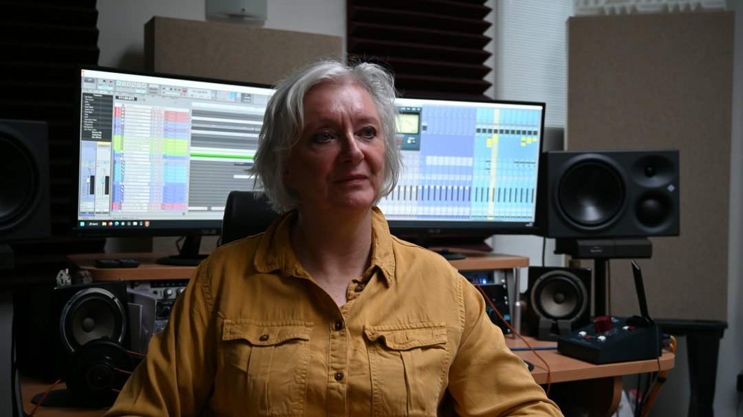 Jean Nicolson at Nicolsound Recording Studio.